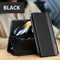 Luxury Electroplated Leather Magnetic Phone Case With Phone Stand And Pen Slot For Galaxy Z Fold 5/6/7