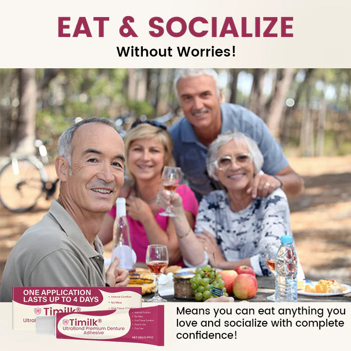 Timilk® UltraBond Premium Denture Adhesive