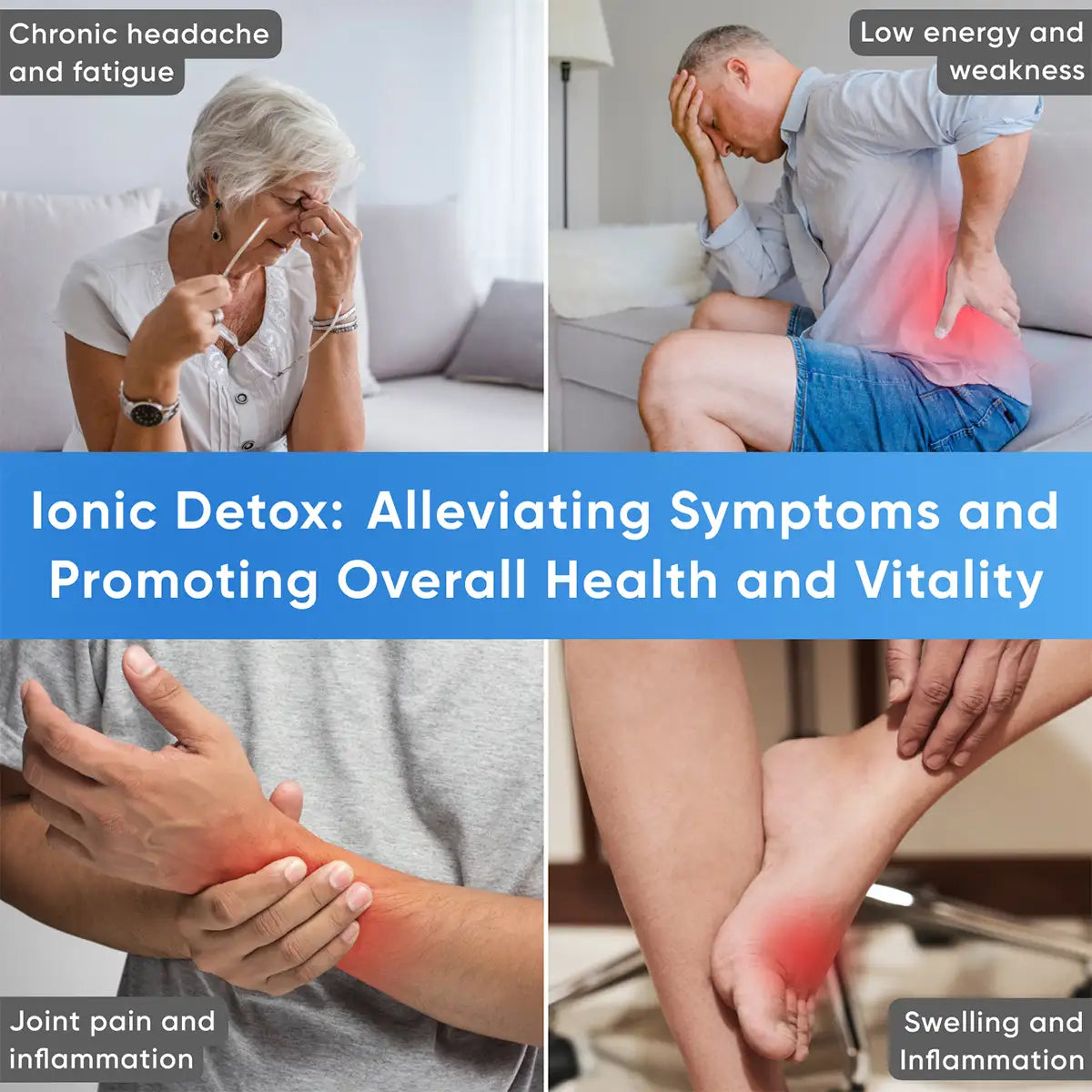 Healifeco Ionic Foot Spa Bundle - Remove Years Of Toxic Buildup That's Stealing Your Energy & Accelerating Aging