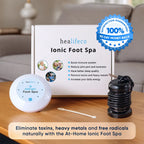 Healifeco Ionic Foot Spa Bundle - Remove Years Of Toxic Buildup That's Stealing Your Energy & Accelerating Aging