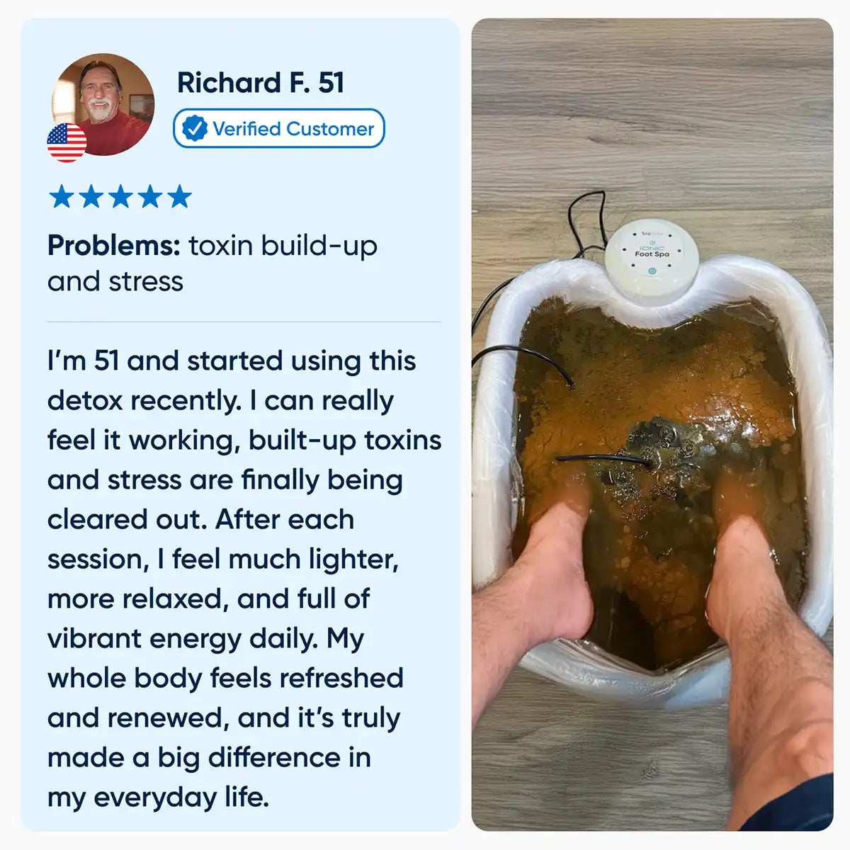 Healifeco Ionic Foot Spa Bundle - Remove Years Of Toxic Buildup That's Stealing Your Energy & Accelerating Aging