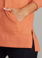 French Terry Hoodie Tunic