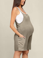 Oversized Jumpsuit Shorts - Maternity & Postpartum