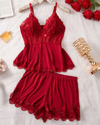 So Soft, So Sexy – Slomra Lace Cami Pajama Set