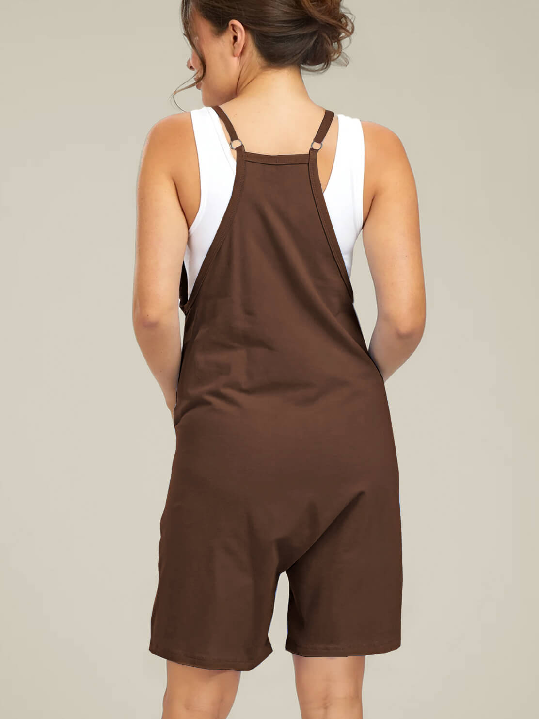 Oversized Jumpsuit Shorts - Maternity & Postpartum