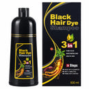 Shampoo Black Hair Dye 3 em 1 — 500ml