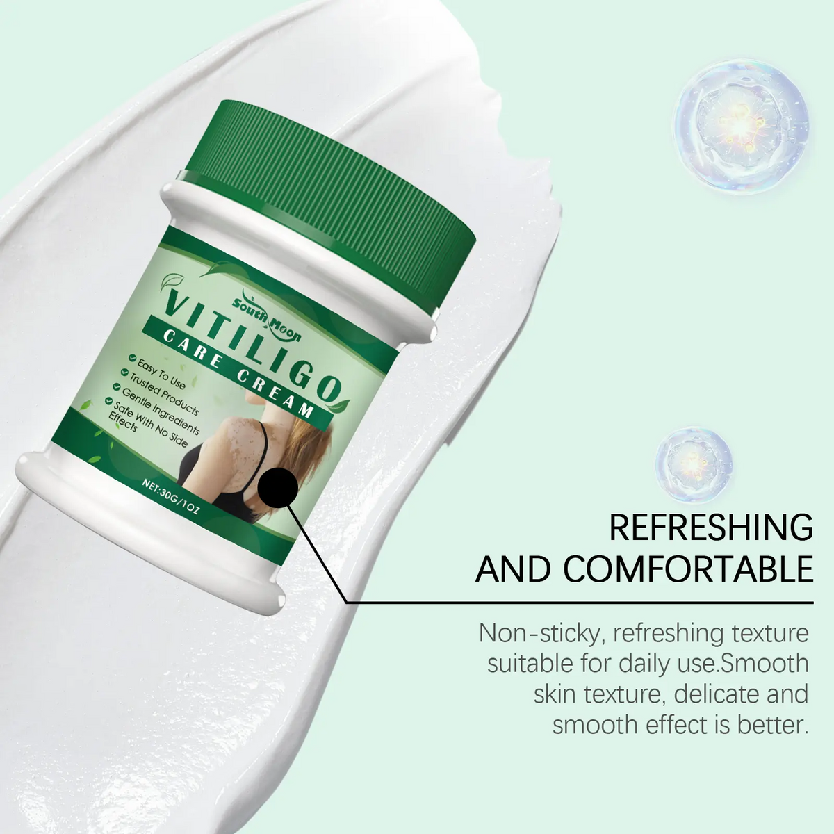 Vitiligo Repair Cream | Natural Plant Extracts | Pigment Correction & Deep Moisturizing | For Sensitive Skin