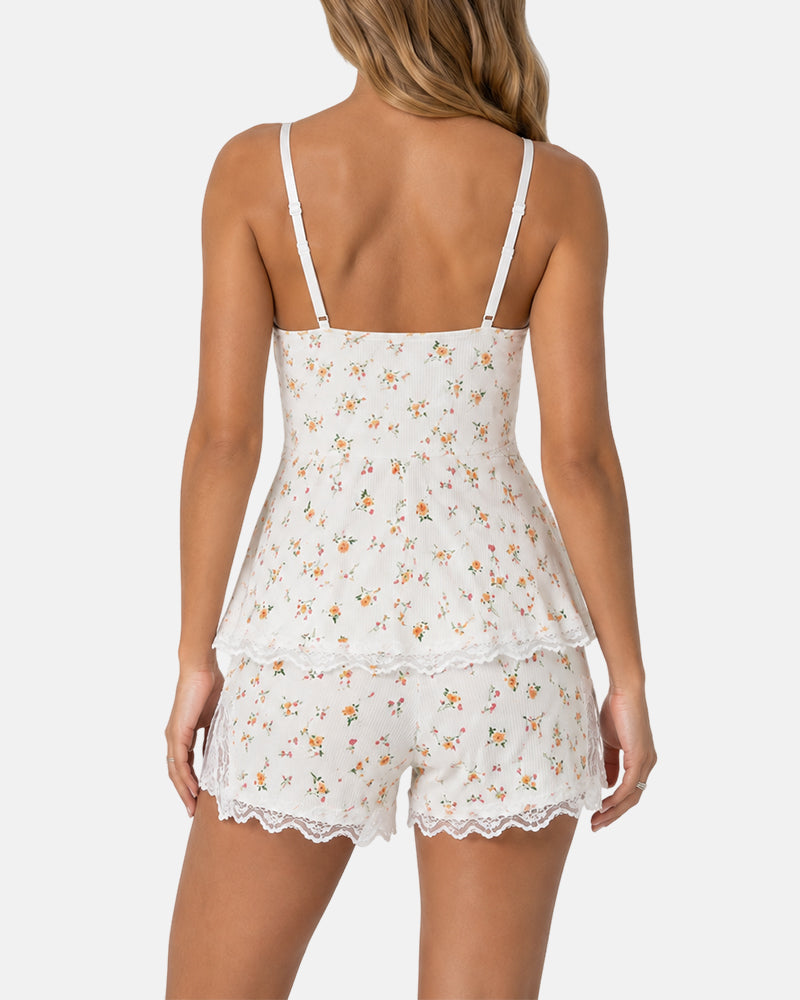 So Soft, So Sexy – Slomra Lace Cami Pajama Set