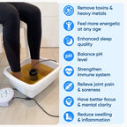 Healifeco Ionic Foot Spa Bundle - Remove Years Of Toxic Buildup That's Stealing Your Energy & Accelerating Aging