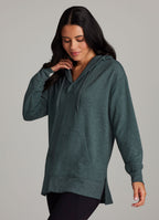 French Terry Hoodie Tunic