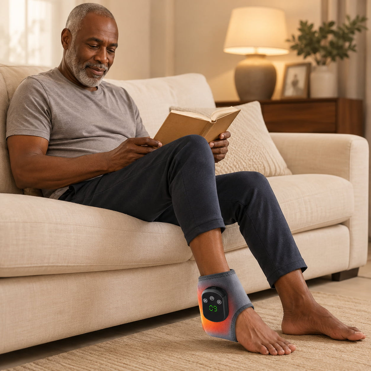 AnkleEase Pro™ Heated Foot & Ankle Therapy Wrap