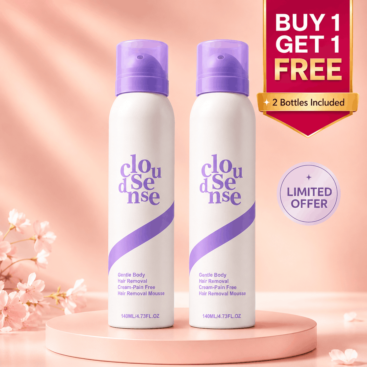 BareBloom™ Bikini Hair Removal Cream