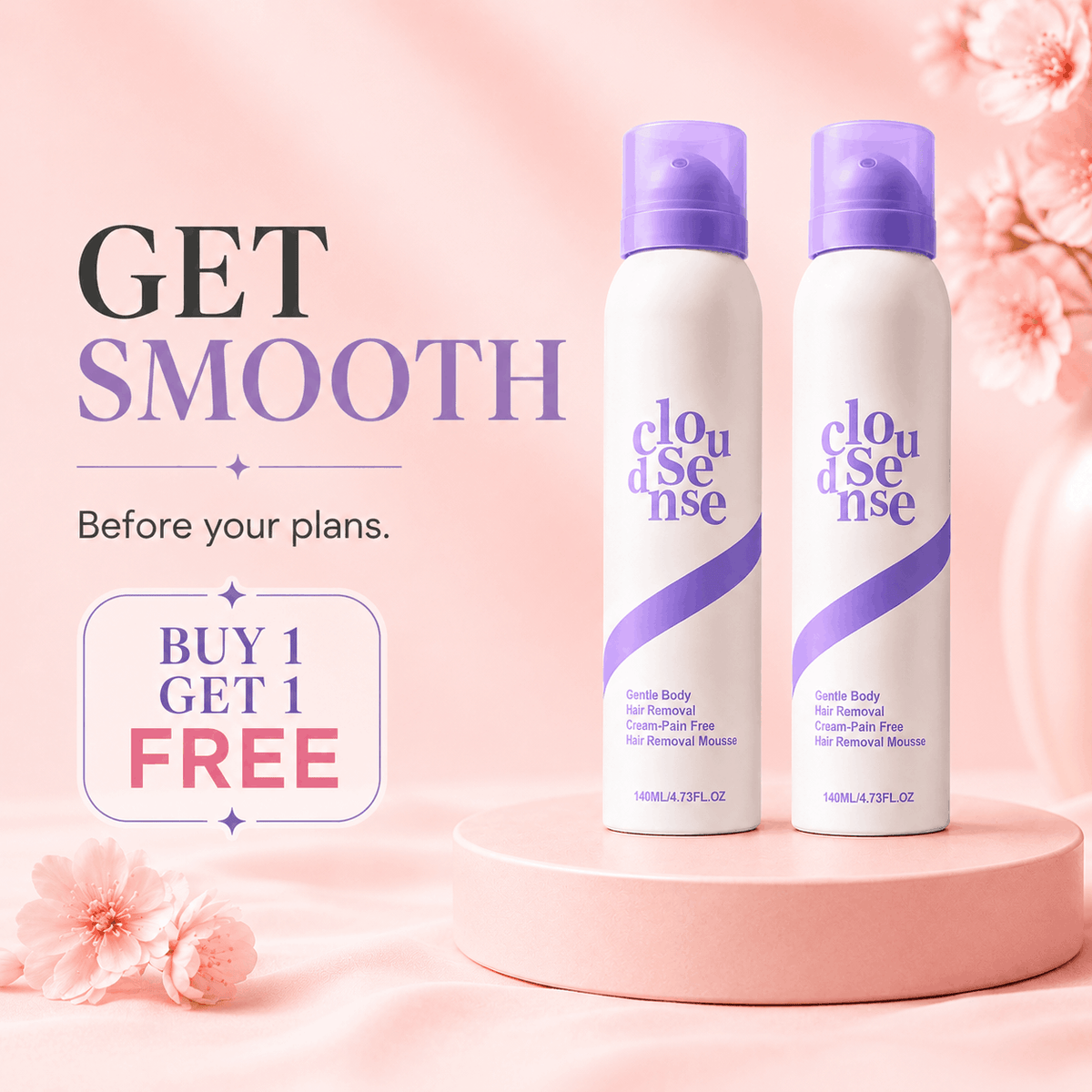 BareBloom™ Bikini Hair Removal Cream