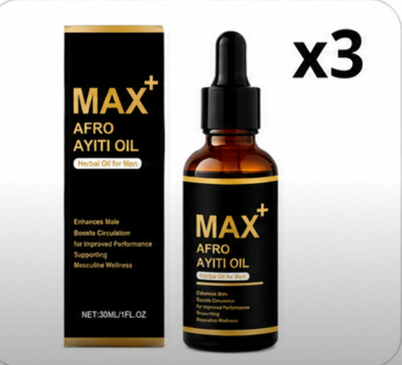 (BUY 1 GET 2) 30ml  Natural Herbal Men's African Ayi Oil MAX+ AFRO AYITI OIL Male Body Massage Essence Oil Serenzza