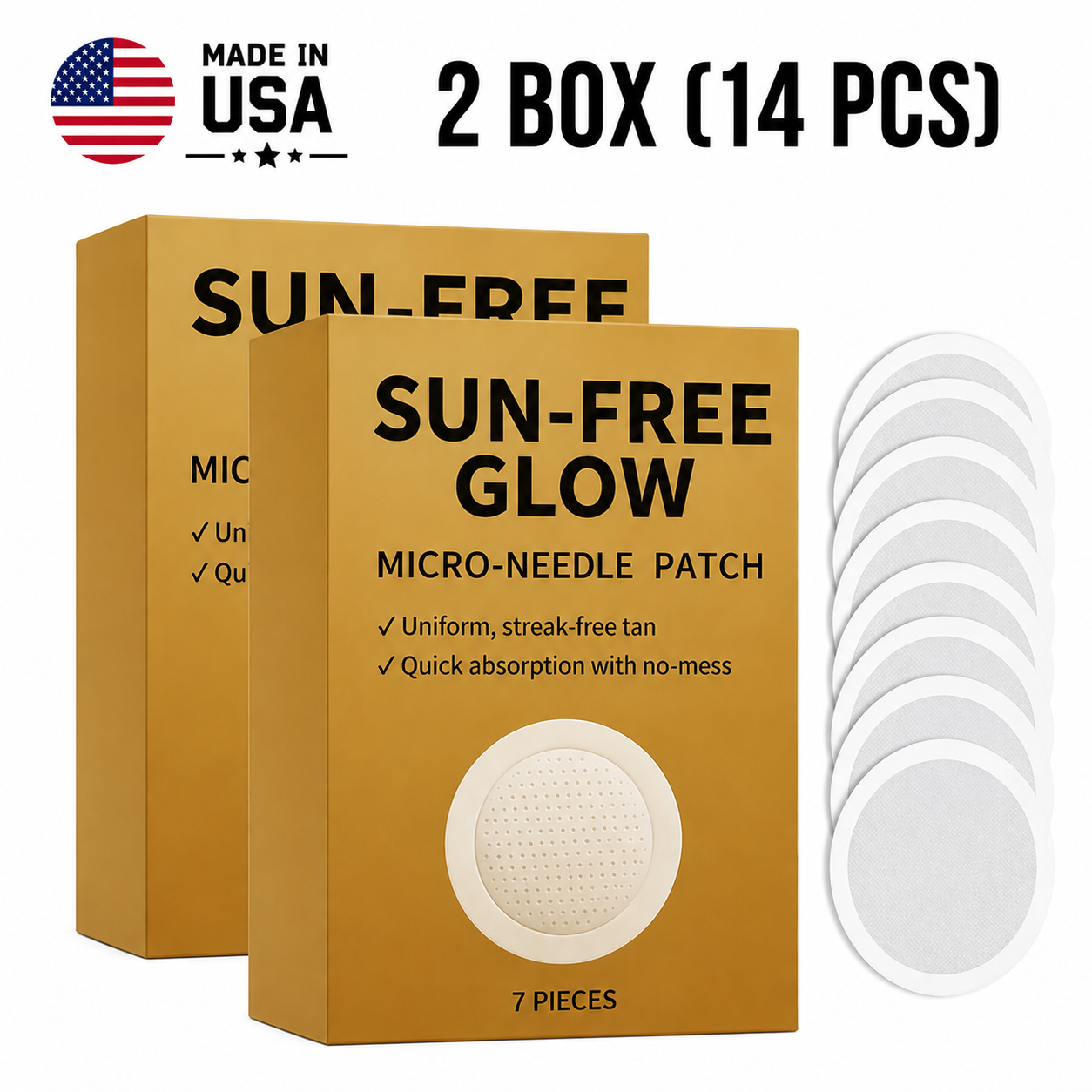 Sun-Free Glow Tanning Patches – Easy, Streak-Free Tan Without Sun Exposure Serenzza