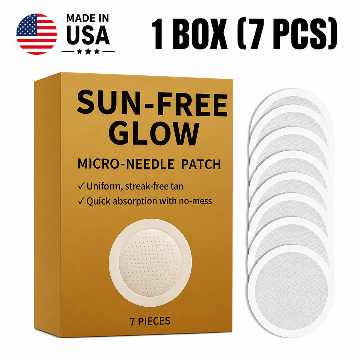 Sun-Free Glow Tanning Patches – Easy, Streak-Free Tan Without Sun Exposure Serenzza