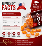 (BUY 1 GET 2)  CoQ-10 240 Softgels Coq10 Co Q10 Coenzyme Heart Support NON GMO US Stock Serenzza