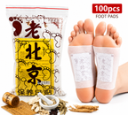 100pcs Foot Pads Toxins Fit Health Care Patch Cleanse Adhesive Slim Serenzza