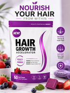3X Thicker, Fuller Hair – Mixed Berry Hair Growth Support Serenzza