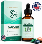 Ear Drops - Auraclear Cleaning and Relief Drops, Natural Green