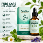 Ear Drops - Auraclear Cleaning and Relief Drops, Natural Green