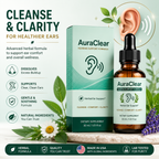 Ear Drops - Auraclear Cleaning and Relief Drops, Natural Green