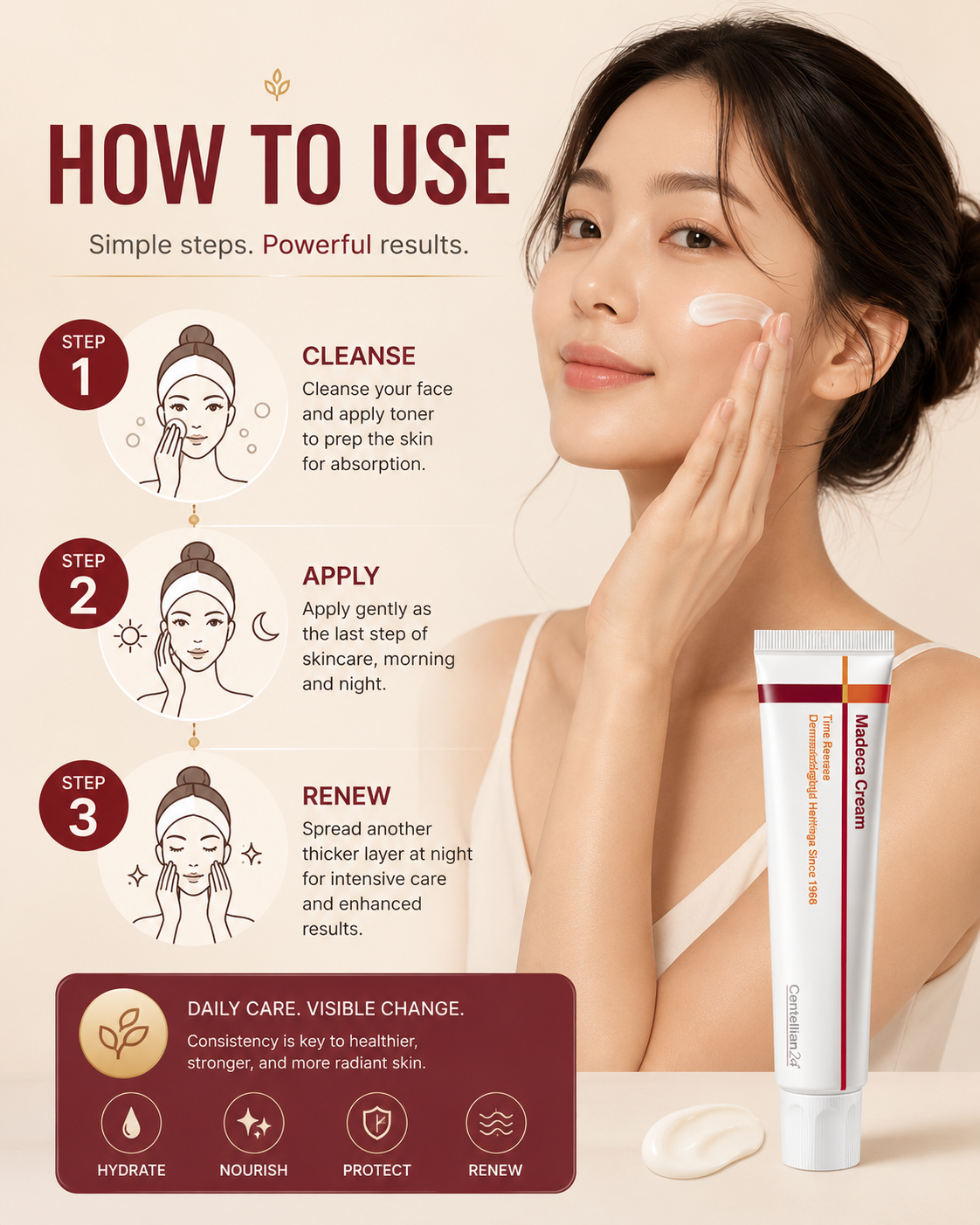 (BUY 1 GET 2) MADECA CREAM TIME REVERSE