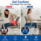 Sciatica Relief Honeycomb Gel Seat Cushion