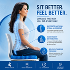 Sciatica Relief Honeycomb Gel Seat Cushion
