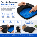 Sciatica Relief Honeycomb Gel Seat Cushion