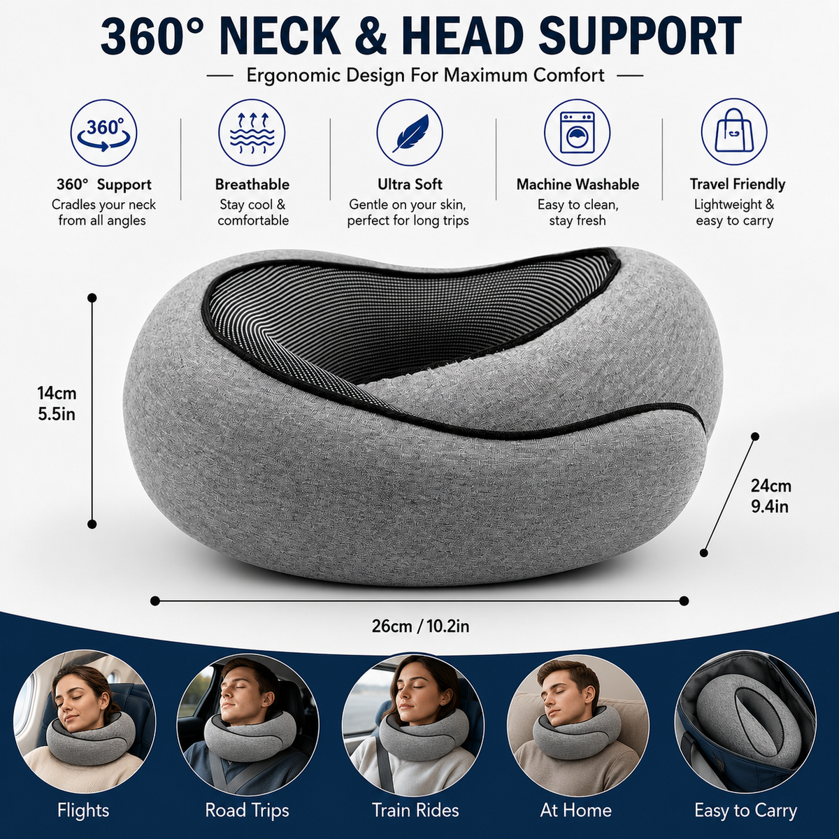 Butterfly Travel Neck Pillow