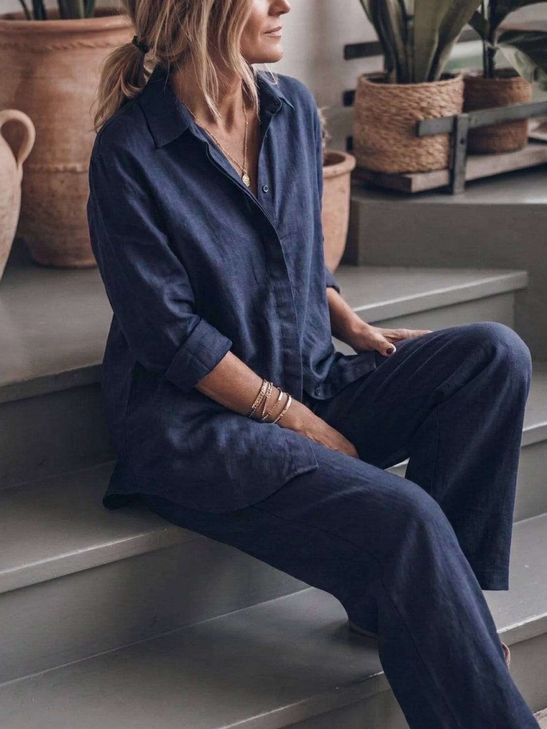 Pure Cotton Relaxed Set