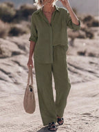 Pure Cotton Relaxed Set