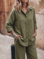 Pure Cotton Relaxed Set