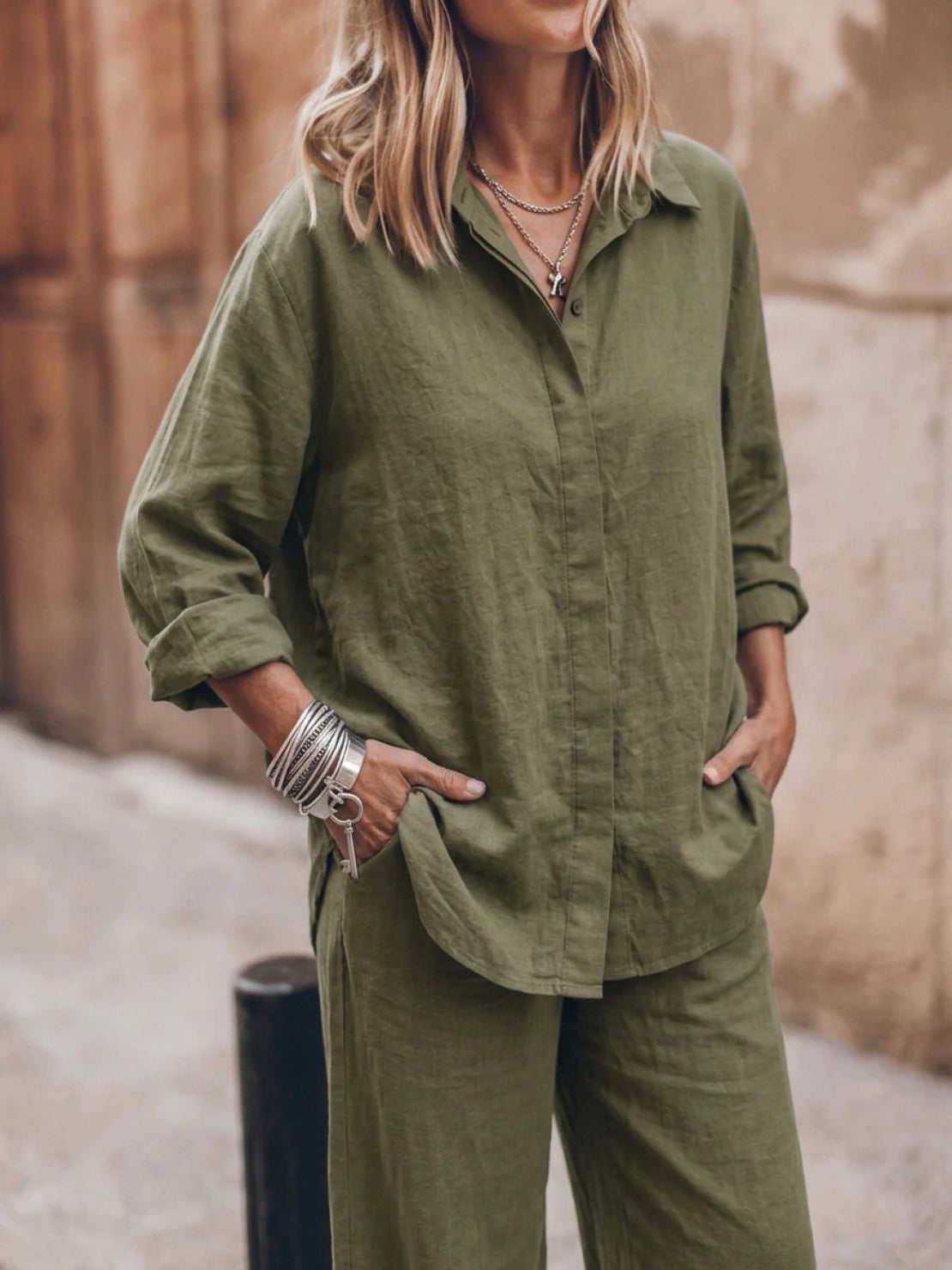 Pure Cotton Relaxed Set