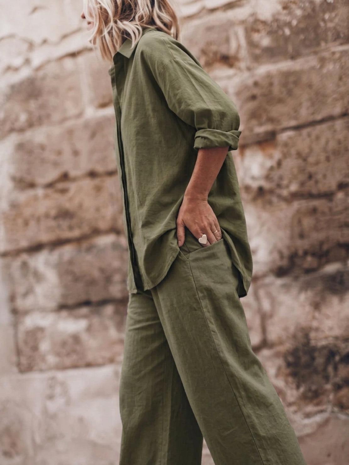Pure Cotton Relaxed Set