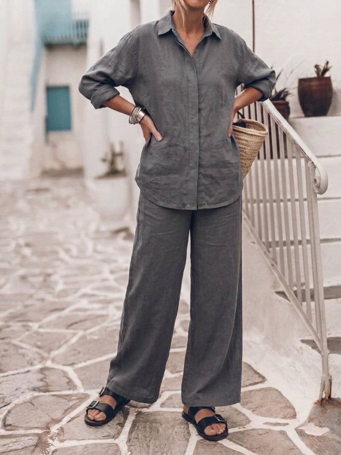 Pure Cotton Relaxed Set