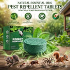 💥LAST DAY SALE 50%OFF💥🟢 Natural Peppermint Rodent Repellent Tablets – 12 Pack-JY