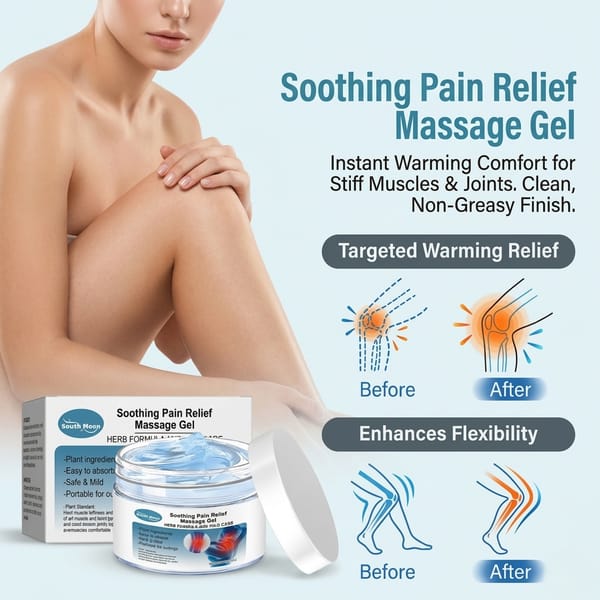 Warming Herbal Massage Gel (Ginger + Herbal Extracts)