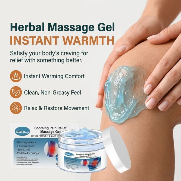 Warming Herbal Massage Gel (Ginger + Herbal Extracts)