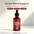 Organic Berberine Cinnamon Ceylon Liquid DropsSupplement with Bitter Melon Serenzza