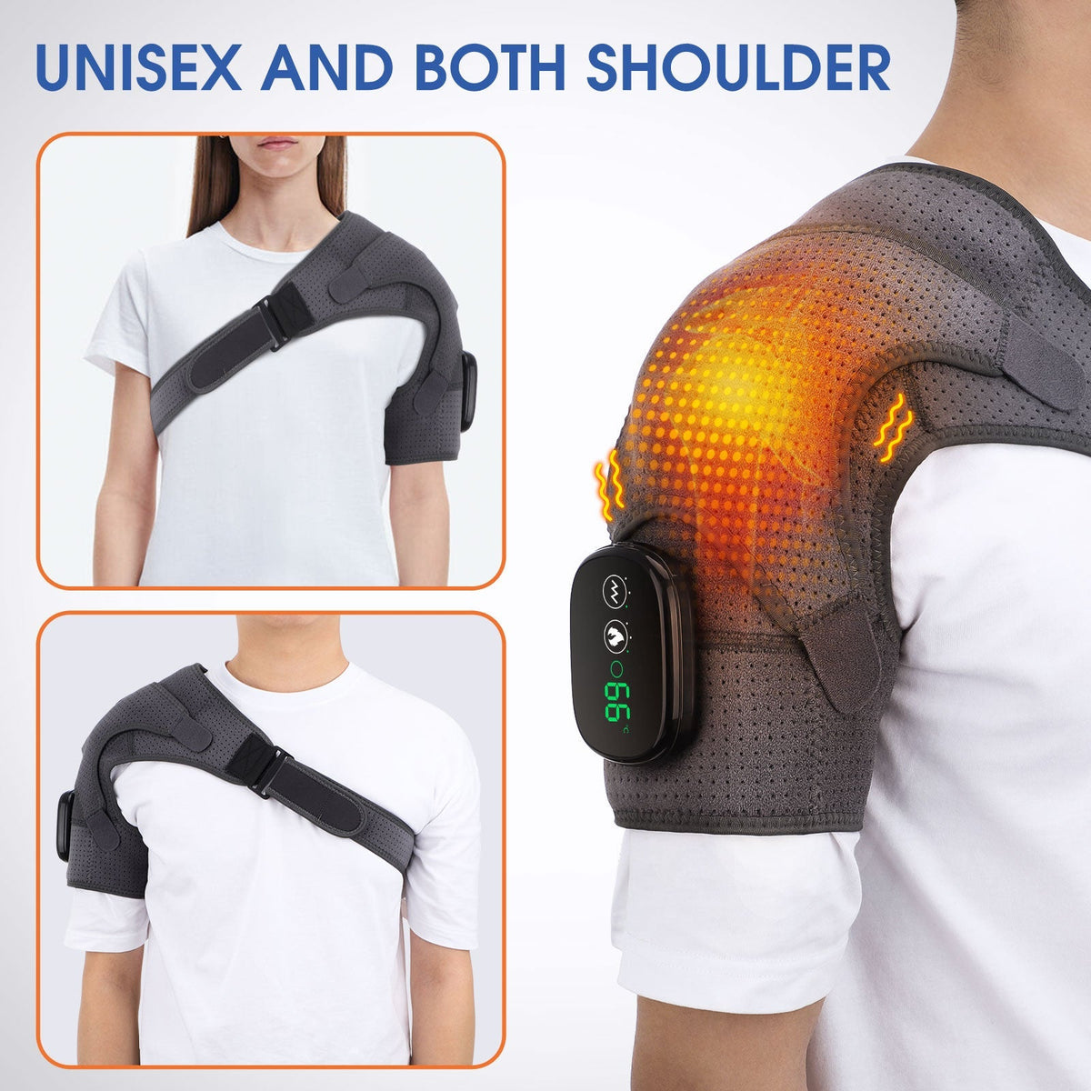 ThermaFlex™ Pro — Heated Shoulder Therapy Wrap