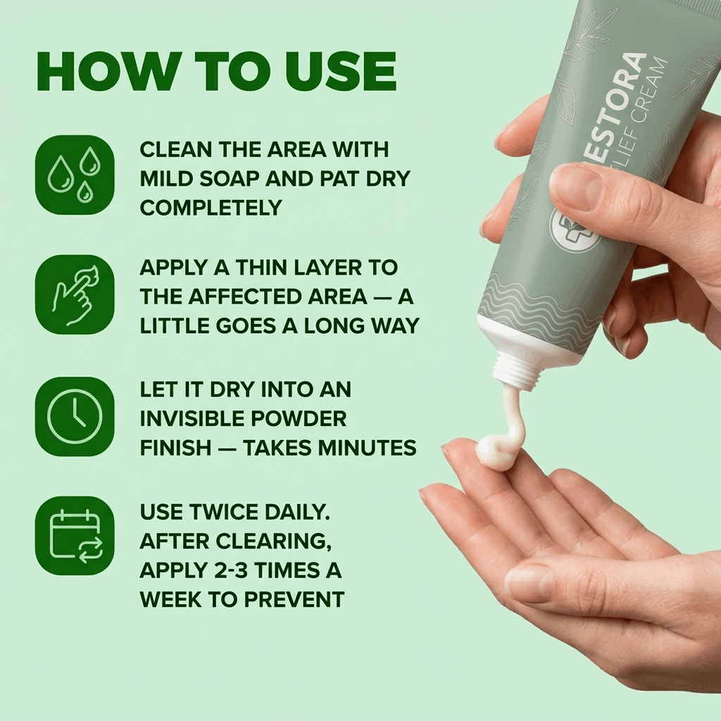 Restora™ Relief Cream - Skin Fold Rash Treatment