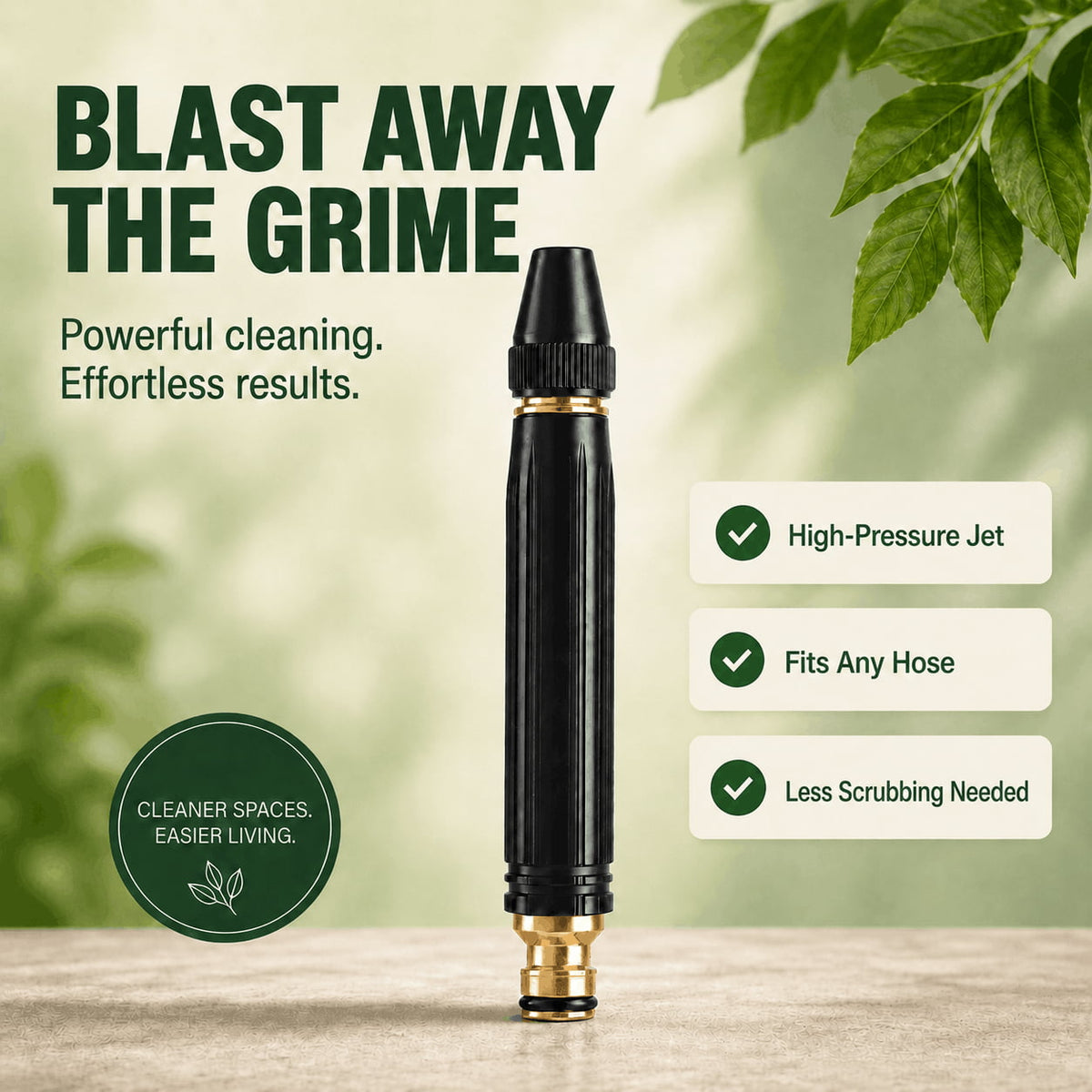JetRinse™ High-Pressure Hose Cleaning Nozzle