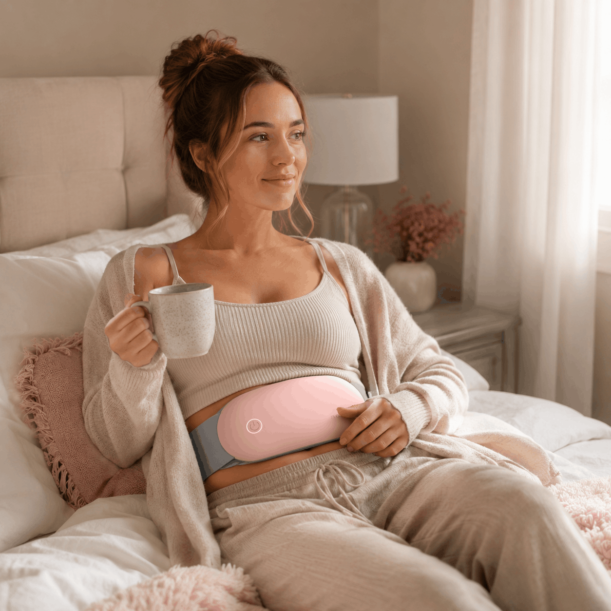 LunaEase Pro™ Wearable Period Heat & Massage Belt