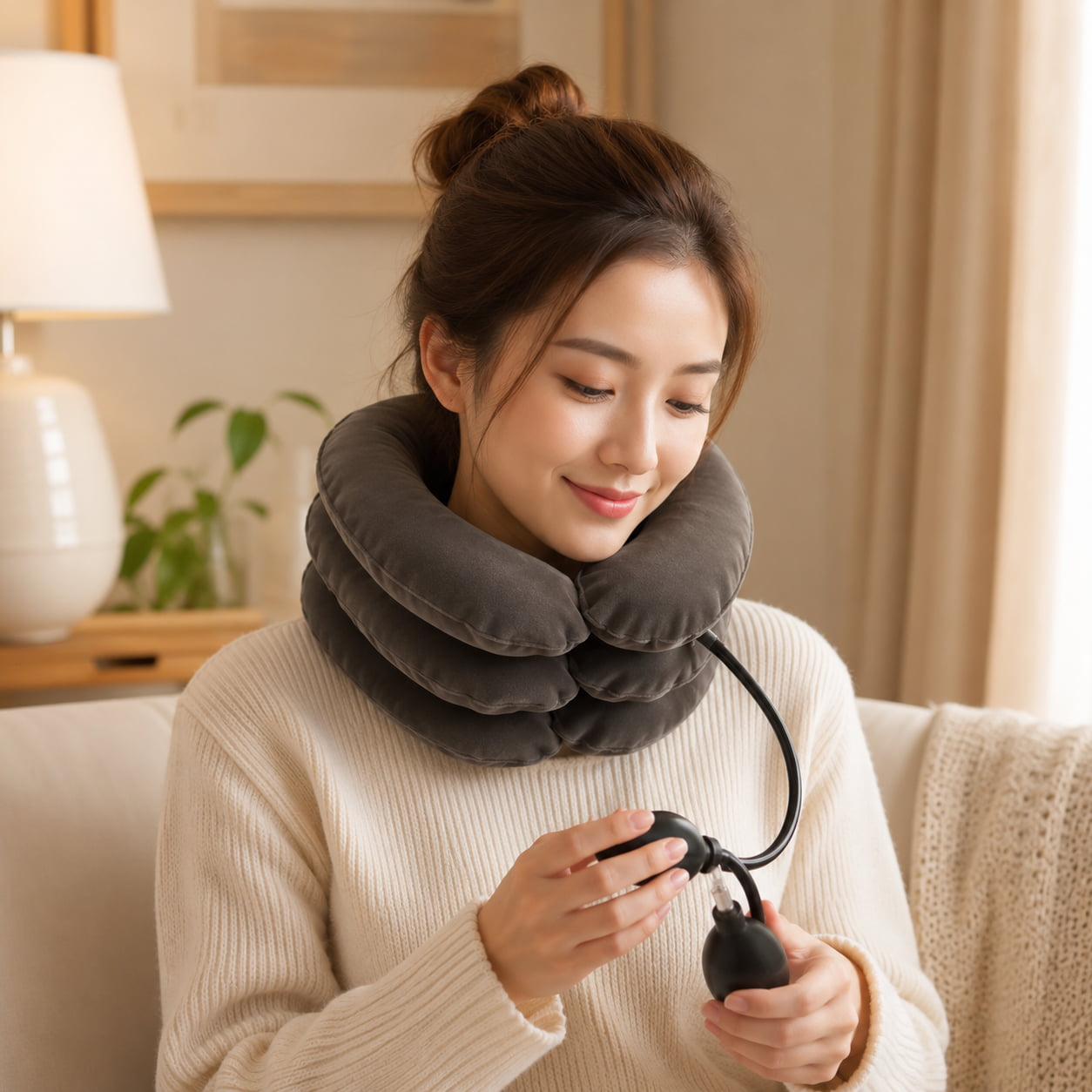 NeckCloud Pro™ Inflatable Cervical Neck Traction Device