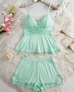So Soft, So Sexy – Slomra Lace Cami Pajama Set