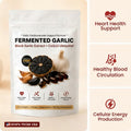 Fermented Black Garlic Extract + CoQ10 Ubiquinol - 6000mg Odorless Softgels