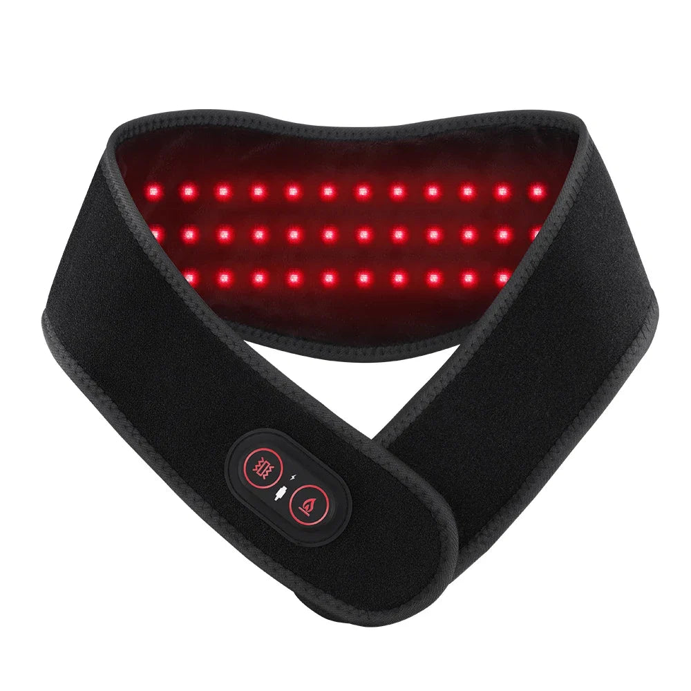Red Light Therapy Neck Heating Belt – Infrared Neck Massager Serenzza