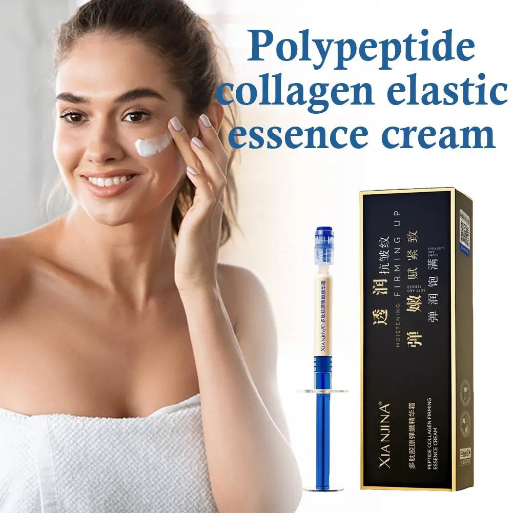Polypeptide Collagen Elasticity Essence Cream, Fast-absorbing, Effectively Improves Dryness, Fine Lines, And Sagging